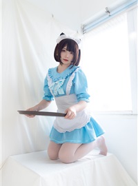 Guchuan No.060 blue kitten maid(32)